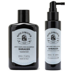 Solomon's Anti Hair Loss shampoo ja hoitoneste aloitussetti oheneville hiuksille