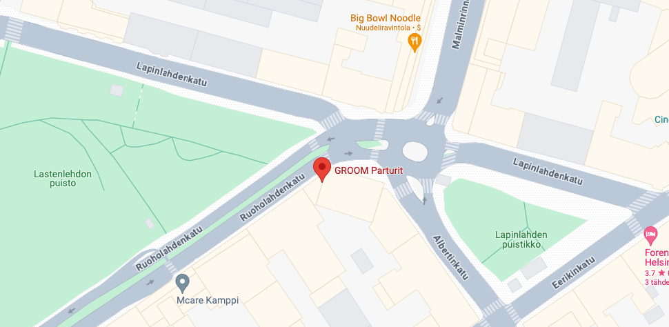 parturi kamppi groom rock ruoholahdenkatu